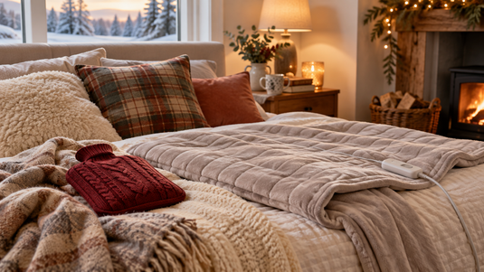 cosy blankets and cushions