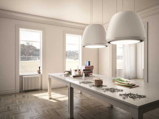 Elica 50cm Edith Classic Suspended Hood White | EDITHCLASSICF50