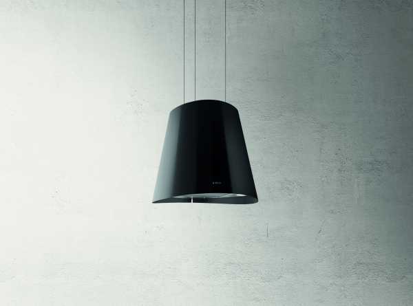 Elica 50cm Juno Suspended Hood Black | JUNOBLF50