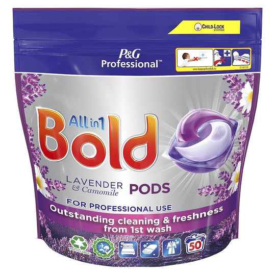 Bold All-In-1 Washing PODS Lavender & Camomile - 50 Washes | 71630