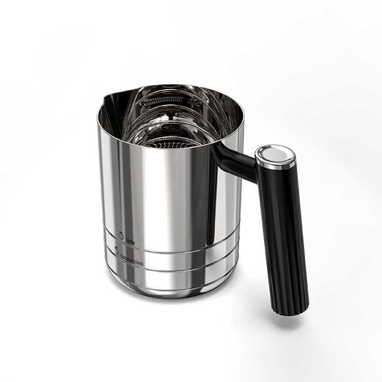 Ninja milk jug silver with black handle
