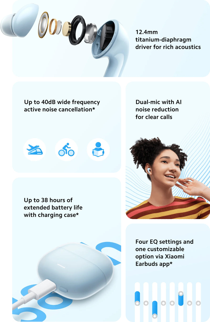 Load image into Gallery viewer, Redmi Buds 6 Lite | White | BHR8655GL
