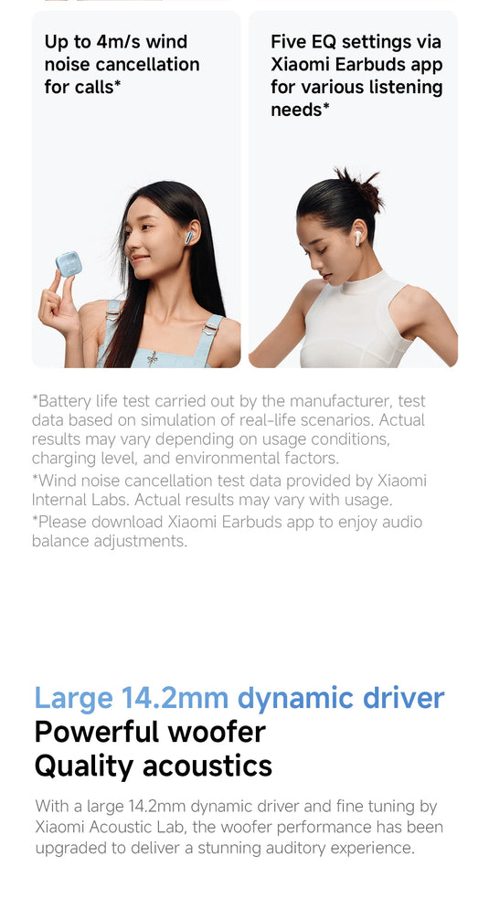 Xiaomi Redmi Buds 6 Active White | BHR8391GL