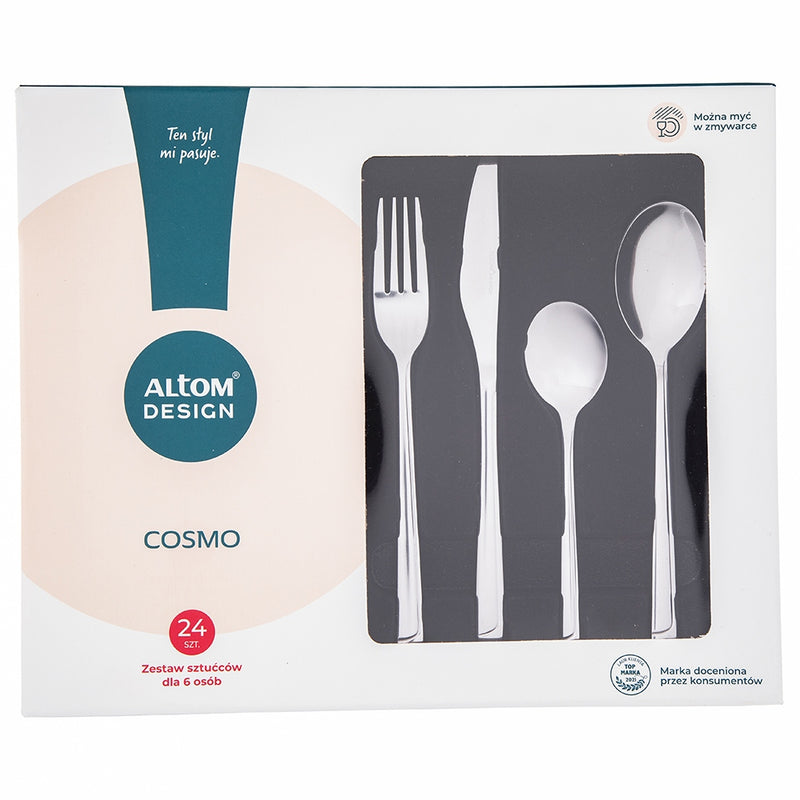Załaduj obraz do przeglądarki galerii, Altom Cosmo 24-Piece Cutlery Set | 0104013226
