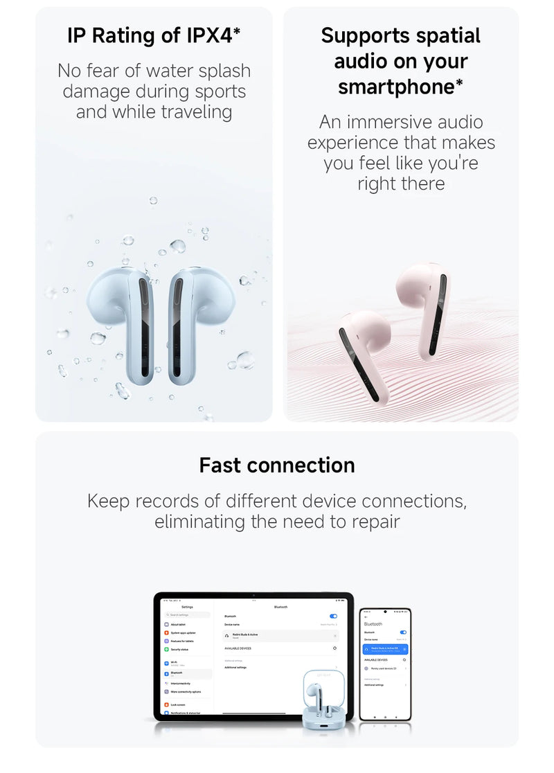 Load image into Gallery viewer, Xiaomi Redmi Buds 6 Active White | BHR8391GL
