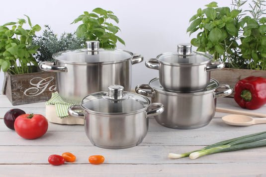 Fabio 8pcs stainless steel cookware set | 20400443