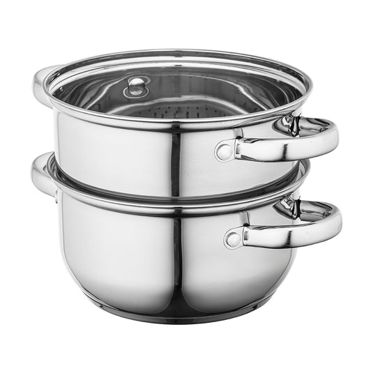 Fabio 18cm stainless steel steamer set 3pcs | 20400488