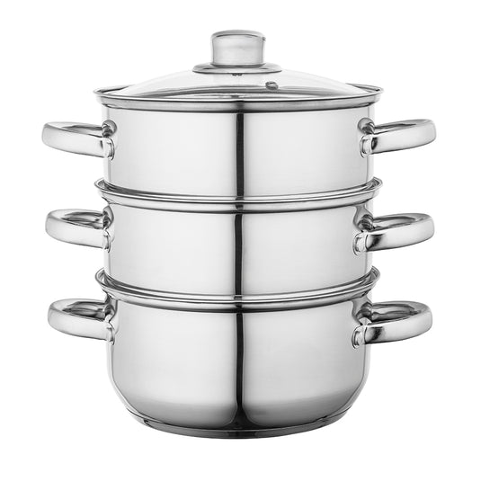 Fabio 20cm stainless steel steamer set 4pcs | 20400489