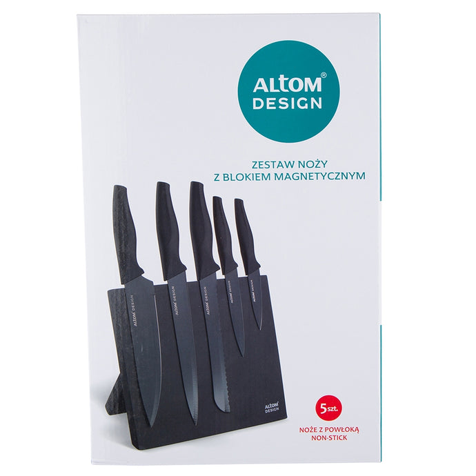 Altom 5-Piece Knife Set with Magnetic Block | 0204013353