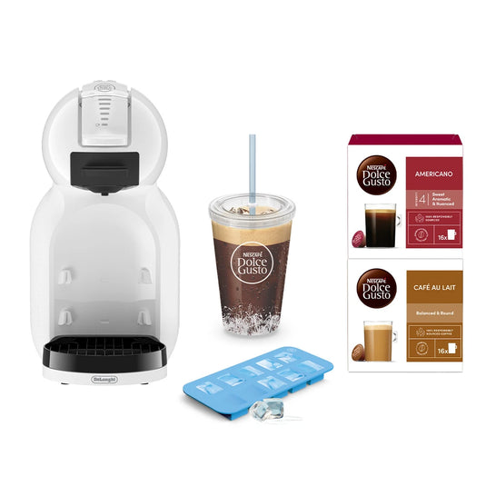 DeLonghi Mini Me 2 Iced Creations Bundle | White | EDG335.W+2CAPS