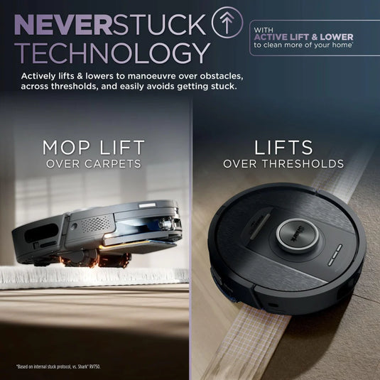 Shark PowerDetect NeverTouch 2-in-1 Self-Empty & Self-Refill Robot Vacuum & Mop | RV2800YEUK