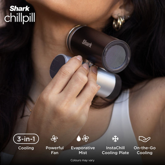 Shark ChillPill 3-in-1 Fan, Mist & InstaChill System | Glacier | FA022UKBL