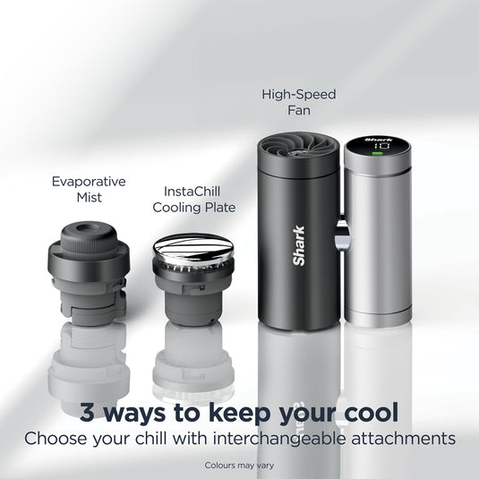 Shark ChillPill 3-in-1 Fan, Mist & InstaChill System | Glacier | FA022UKBL