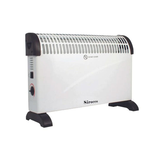sirocco convector heater, 2kw in white