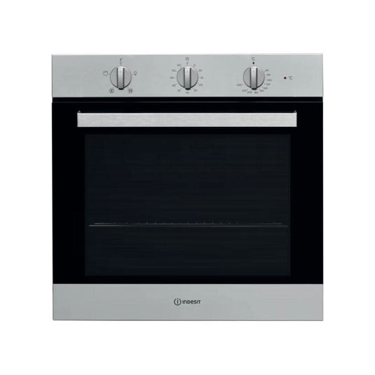 black stainless steel single oven