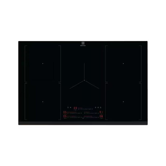 black glass induction hob