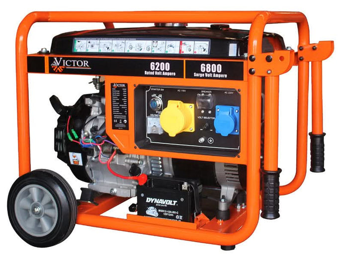 victor petrol power generator, 420cc, 6.8kva