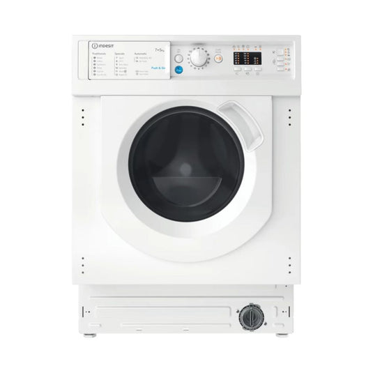 Indesit Integrated Washer Dryer | 7KG/5KG | 1400 Spin | BI WDIL 75125 UK N
