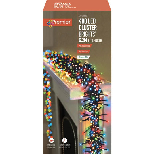 Premier 480 LED Multi-Action Clusterbrights | Multi-Coloured | FLV162174M