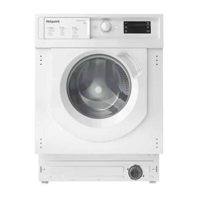 integrated white washing machine