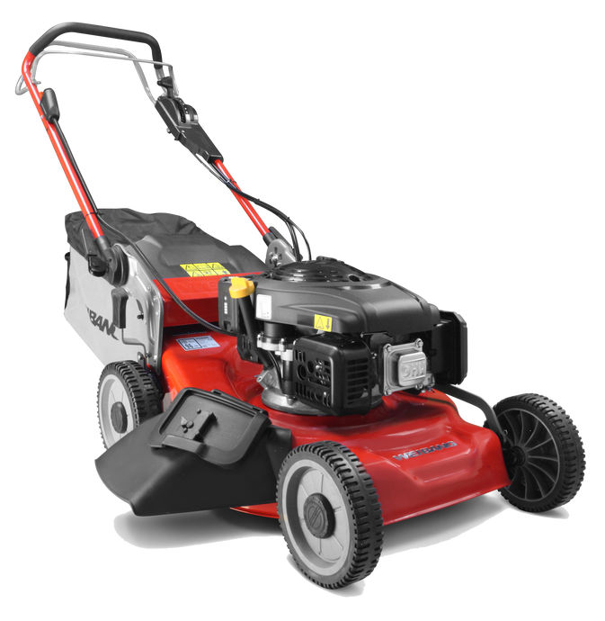 weibang self propelled lawnmower in black and red, 166cc, 20