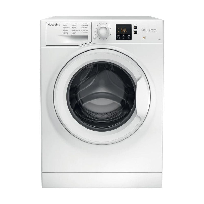Załaduj obraz do przeglądarki galerii, Hotpoint Washing Machine | 7KG | 1400 Spin | White | NSWM 743U W UK N
