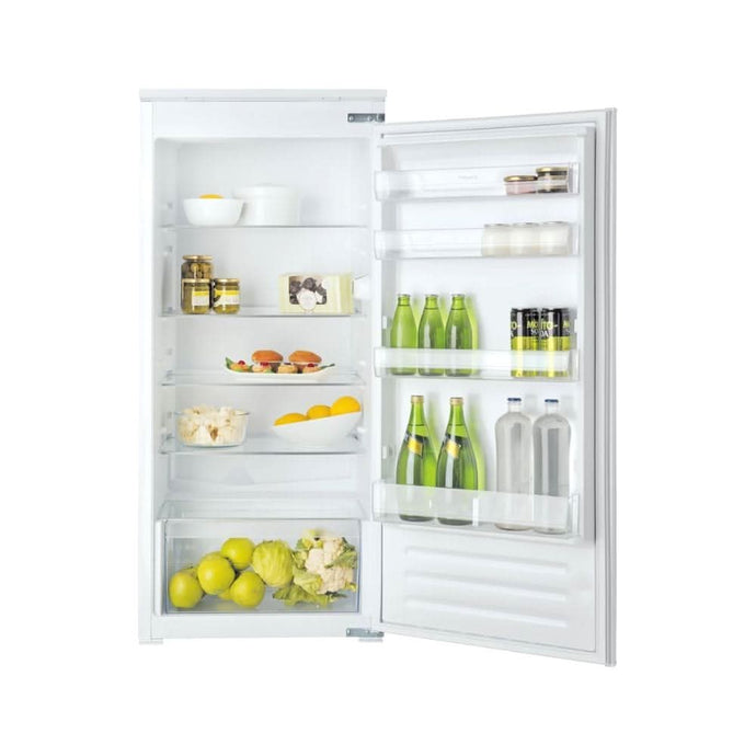 integrated white larder fridge