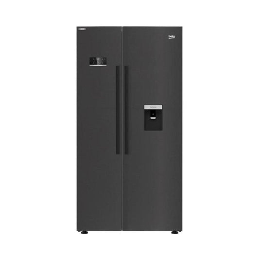 Beko American Fridge Freezer | 179cmx91cm | Water Dispenser | Black | ASD2341VB