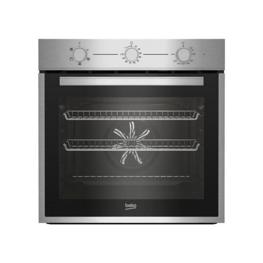 stainless steel black single oven