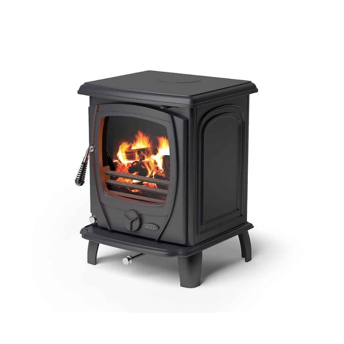 stanley aoife 7.3kw eco multi fuel in matt black