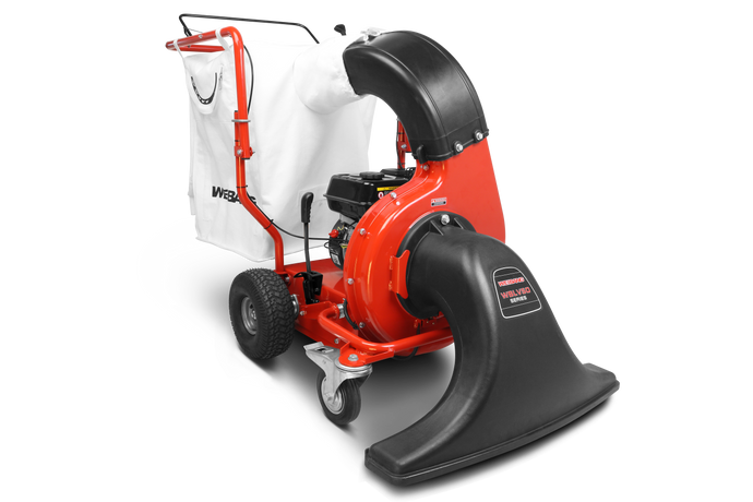 163cc leaf vac with 240L collection bag