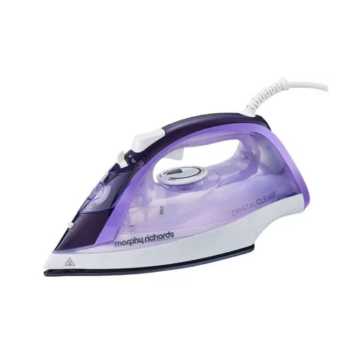 morphy richards crystal clear precision iron in purple