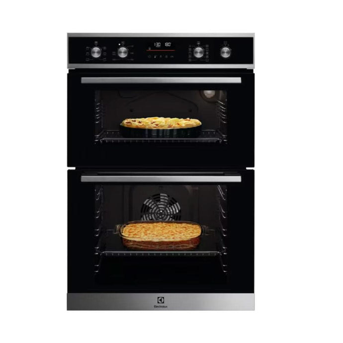 black double oven