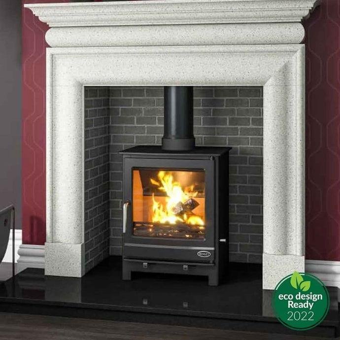 henley hampshire 7kw eco multi fuel in matt black