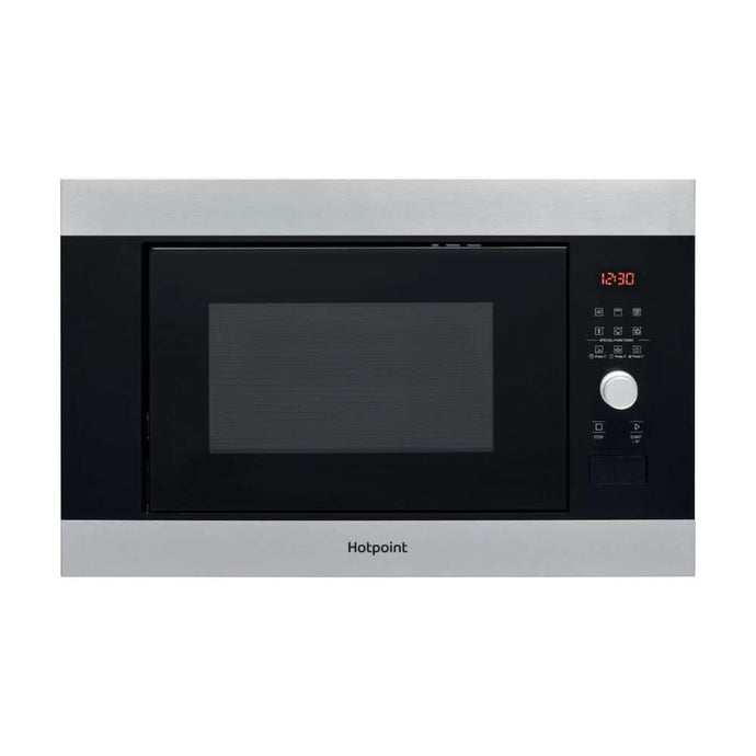 hotpoint integrated microwave in stainless steel