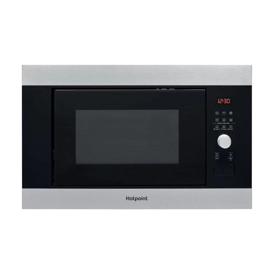 hotpoint integrated microwave in stainless steel