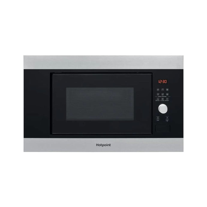 hotpoint integrated microwave in stainless steel