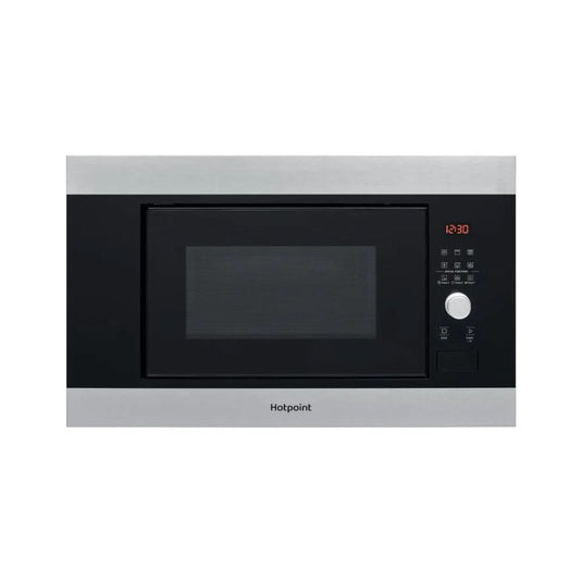 hotpoint integrated microwave in stainless steel
