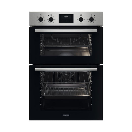 Zanussi Built In Double Oven  | Stainless Steel | ZKHNL3X1