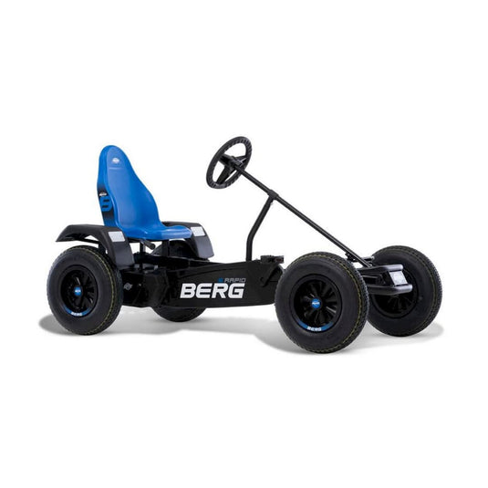 blue and black go kart