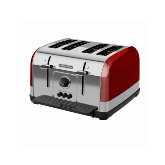 metallic red mr venture 4 slice toaster