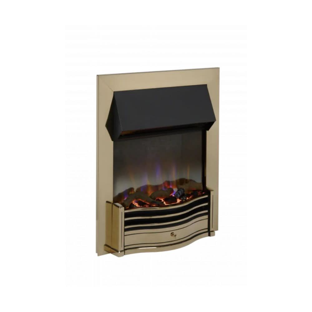 Dimplex Dumfries Antique Brass Insert Electric Stove - Cork - Toss Bryan
