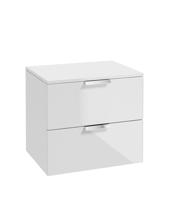 Sonas Stockholm 60Cm Unit With Countertop Chrome Handle Gloss White | CWST60CTWH