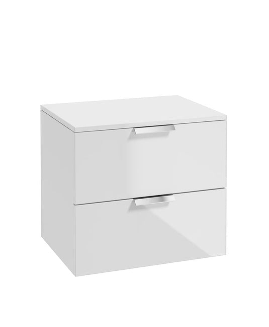Sonas Stockholm 60Cm Unit With Countertop Chrome Handle Gloss White | CWST60CTWH