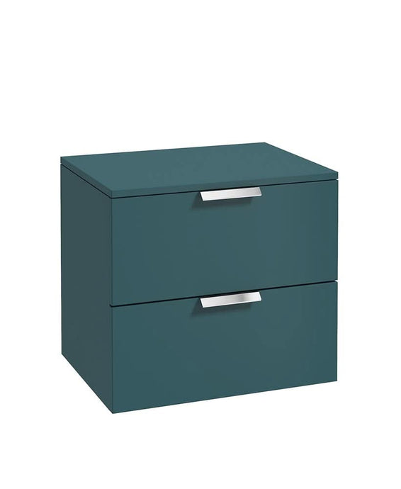 Sonas Stockholm 60Cm Unit With Countertop Chrome Handle Matt Ocean Blue | CWST60CTOB