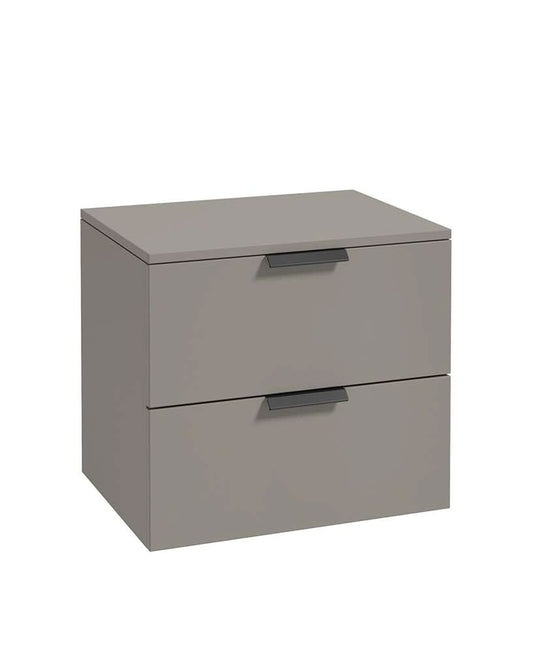 Sonas Stockholm 60Cm Unit With Countertop Black Handle Matt Khaki | BWST60CTKH