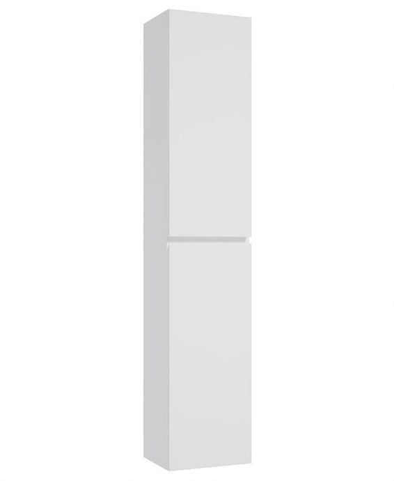 white wall column