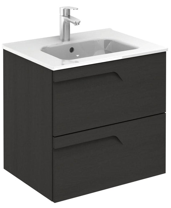 Sonas Brava Nature Grey 60 Vanity Unit & Slim Basin | SLMBR602DNG