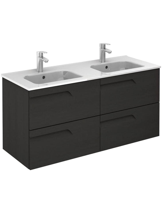 Sonas Brava Nature Grey 120 Vanity Unit & Slim Basin | SLMBR1202DNG