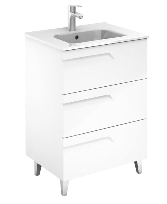 vanity unit with 3 drawers